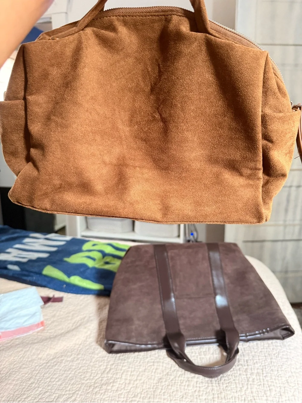 ‘Boston’ style top handle satchel